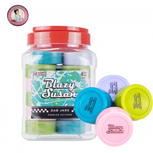 BLAZY SUSAN DAB JARS - ASSORTED
